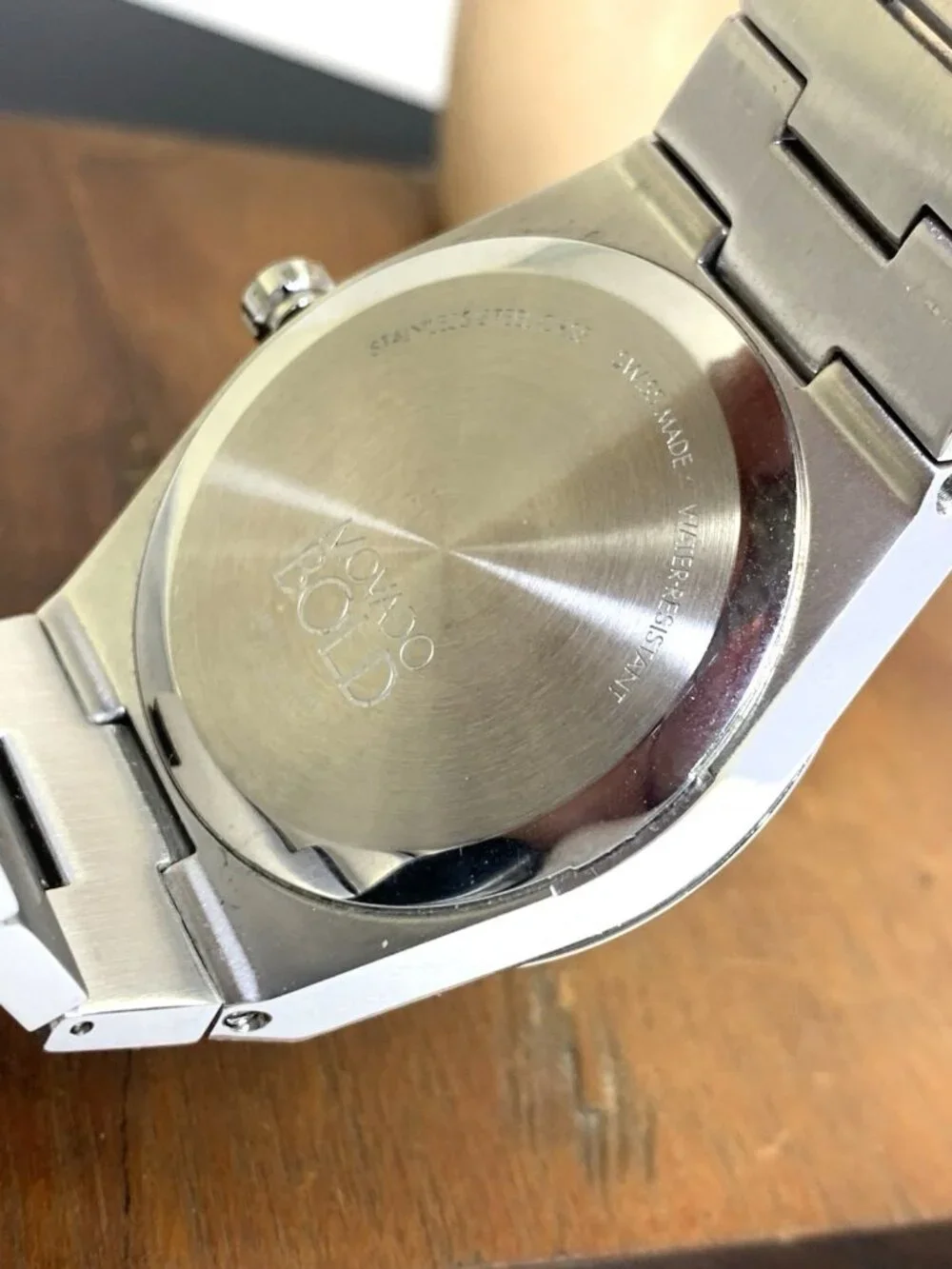 Movado Men's Watch 3601222 Bold Quest Swiss Quartz Green-Blue Silver Steel 40mm